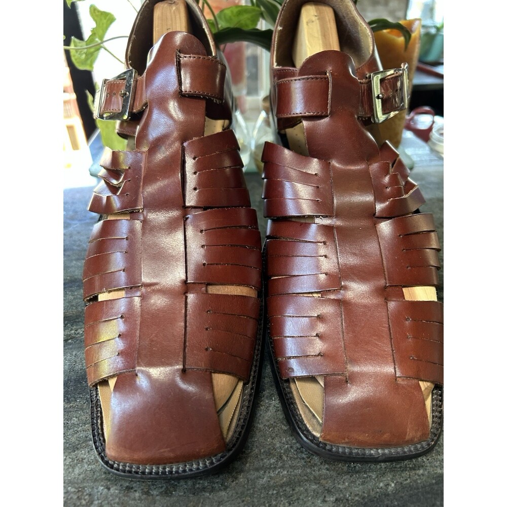 Giorgio Brutini Men 12D Leather  Summer Sandal